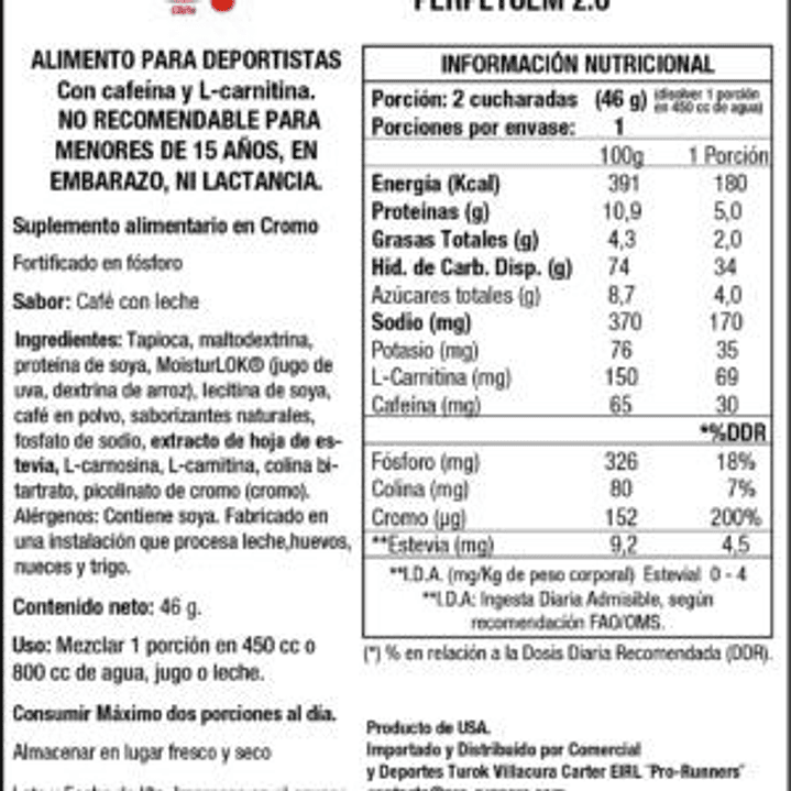 PERPETUEM® 2.0 BEBIDA DEPORTIVA – HAMMER NUTRITION 3