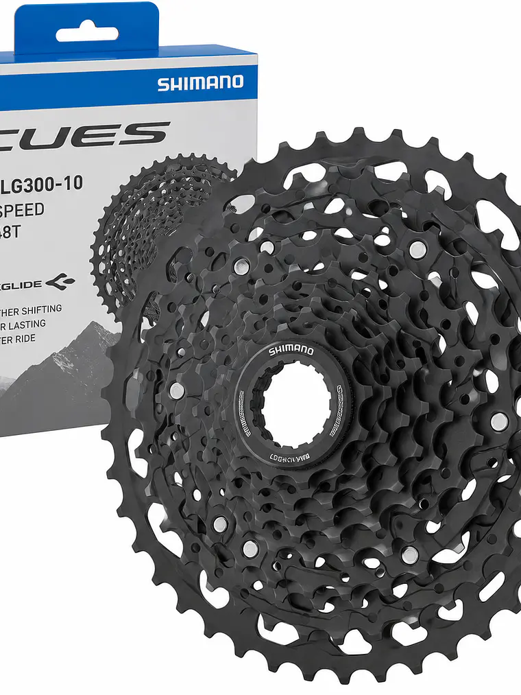 Piñón Shimano CUES CS-LG300-10 10V 11-48T 1