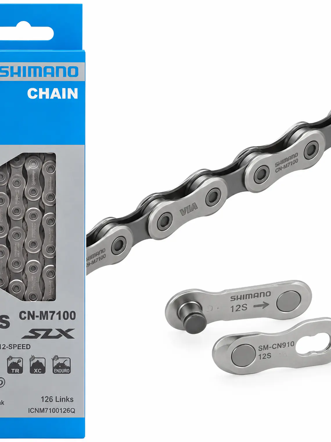 Cadena Shimano SLX CN-M7100 12V 126 eslabones 1