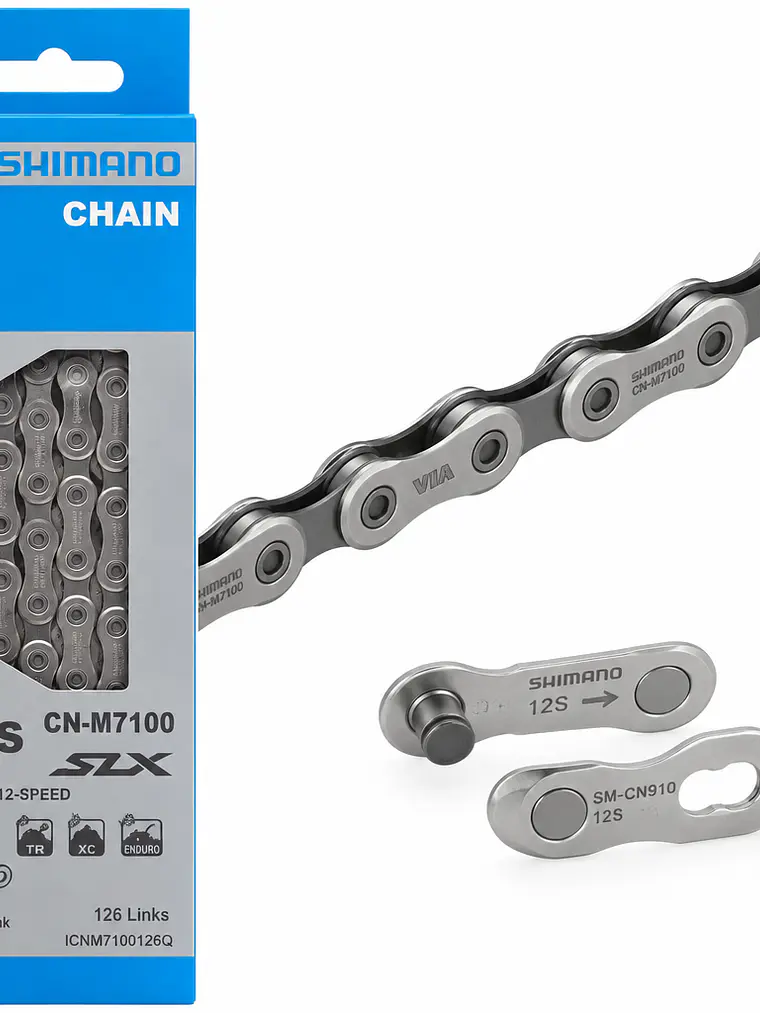Cadena Shimano SLX CN-M7100 12V 126 eslabones 1