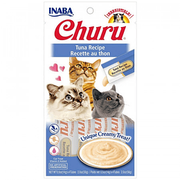 Inaba Churu Gato - Sabor Atún - 4 Tubos