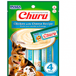 Inaba Churu Perro Pollo con Queso - 4 tubos