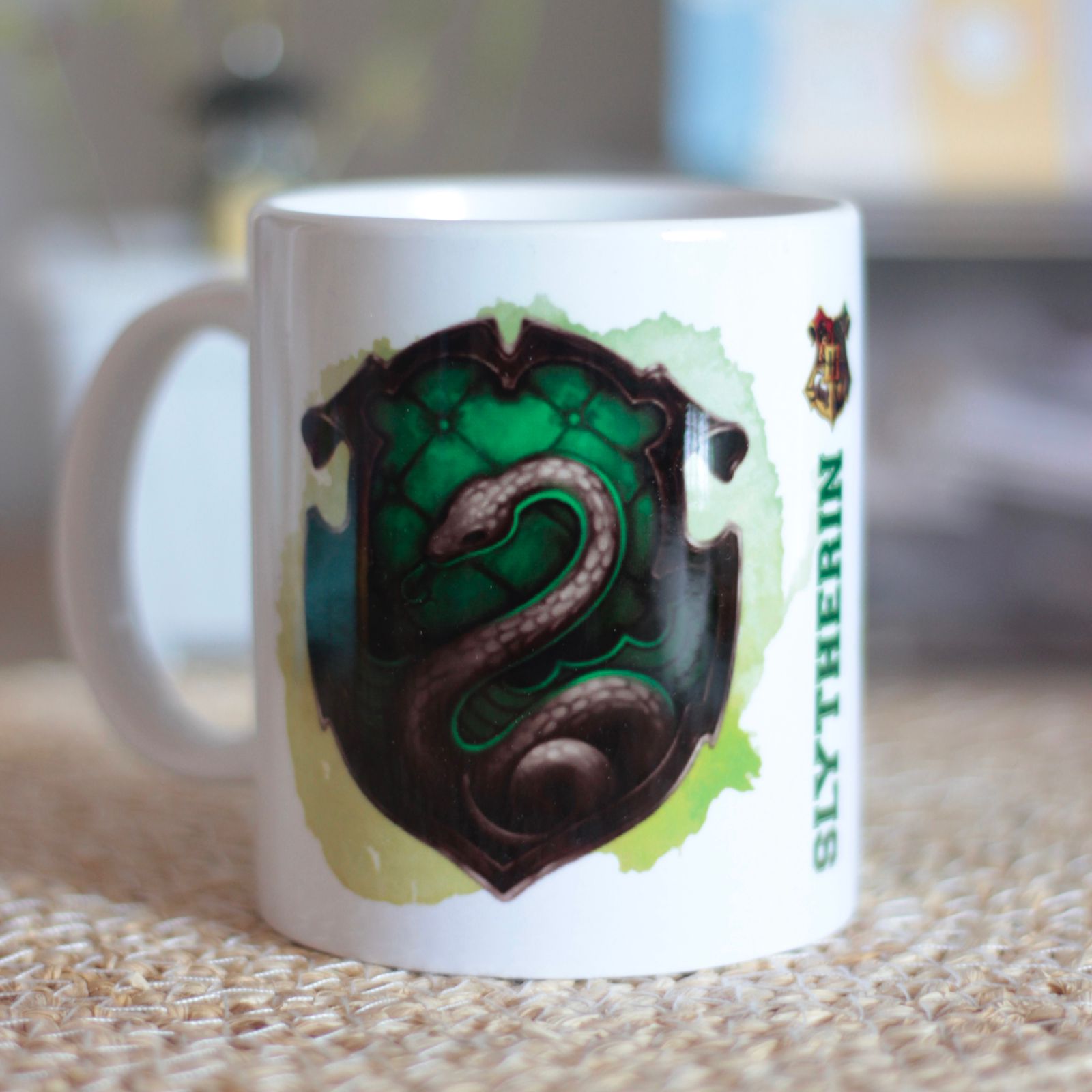 Mug Slytherin Blanco