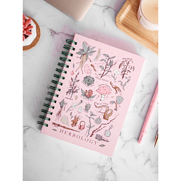 Cuaderno Herbology Rosa