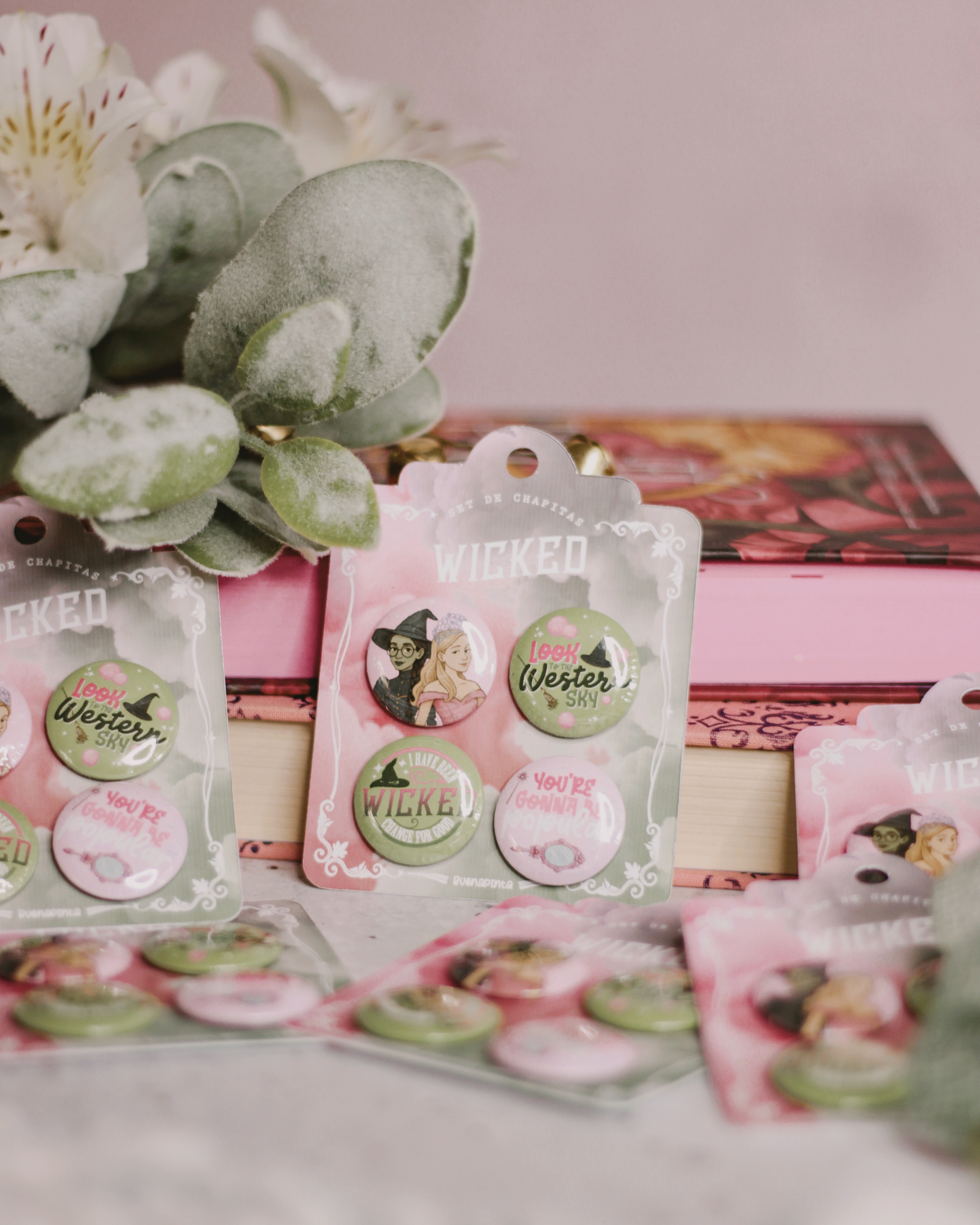 Set de Chapitas Wicked