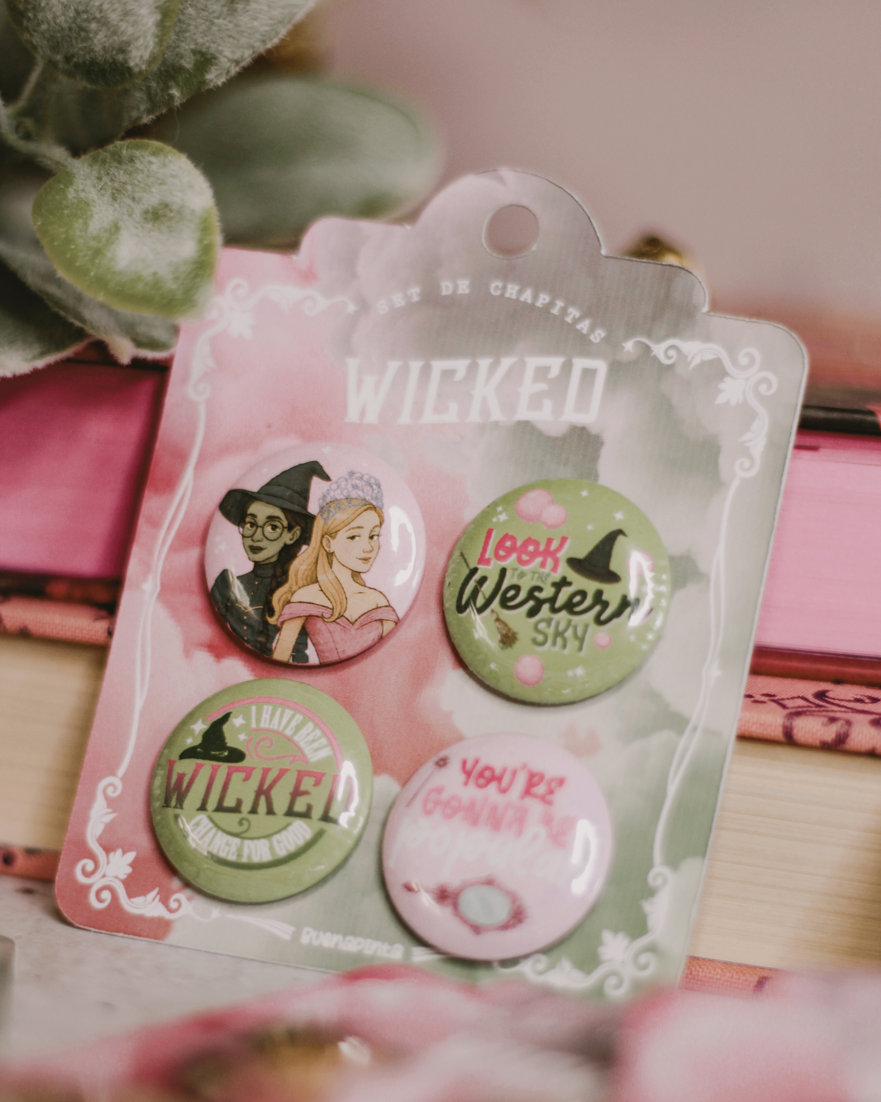 Set de Chapitas Wicked