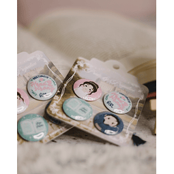 Set de Chapitas Orgullo y Prejuicio