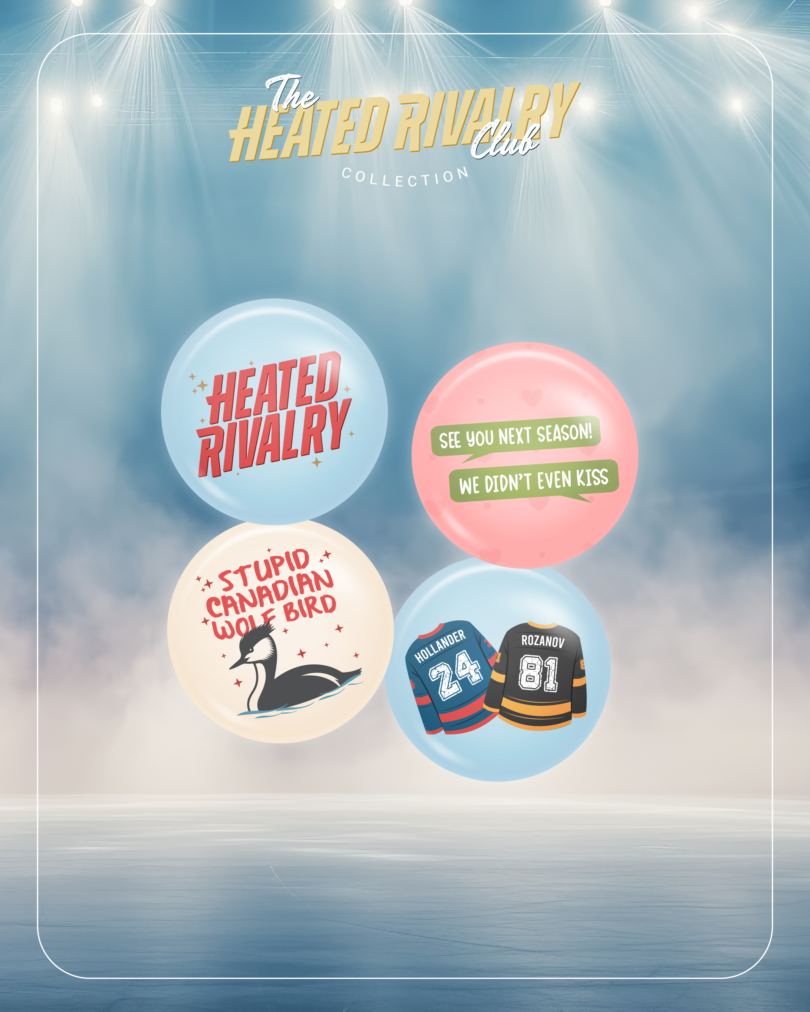 SET DE CHPITAS HEATED RIVALRY