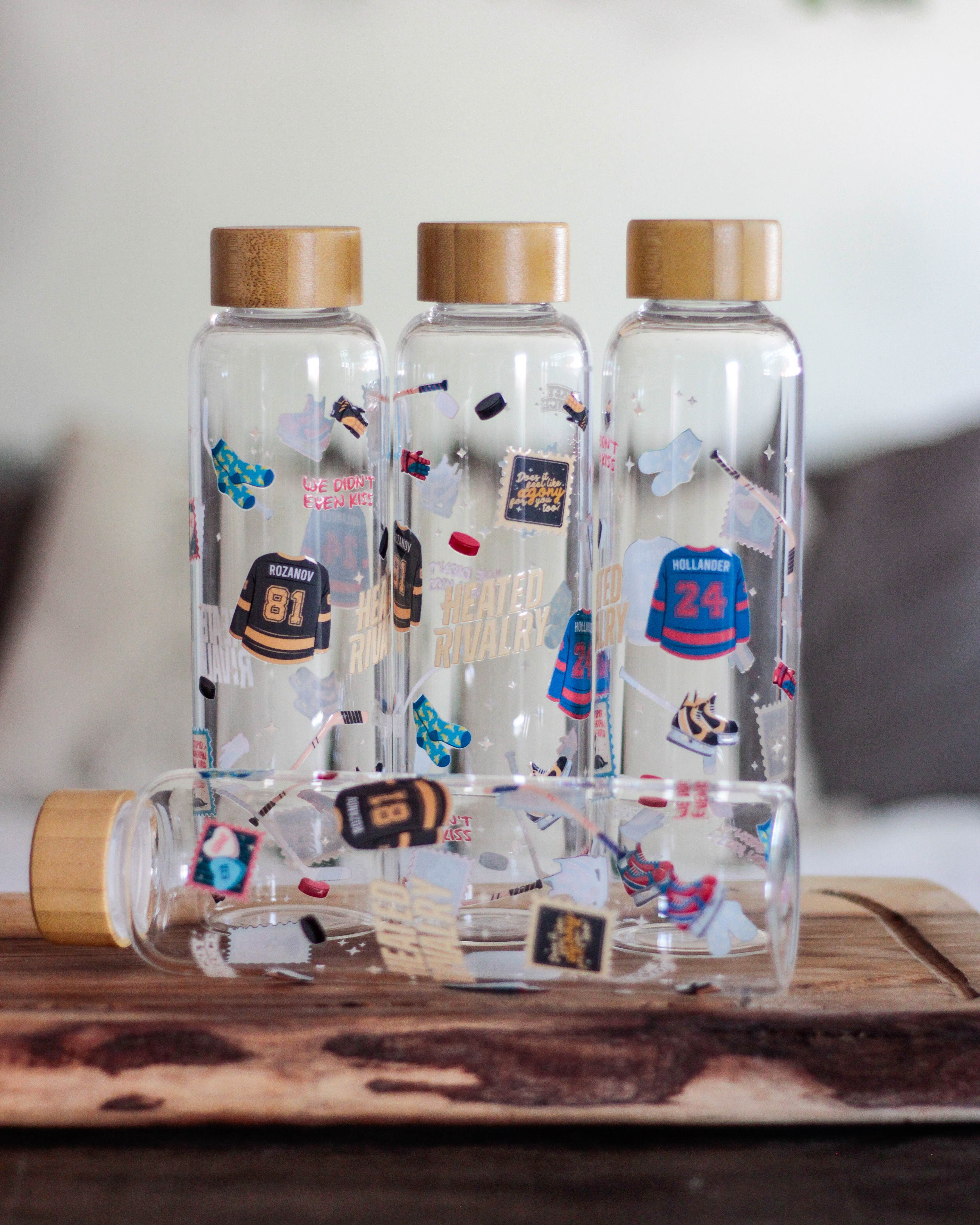 BOTELLA DE VIDRIO HEATED RIVALRY