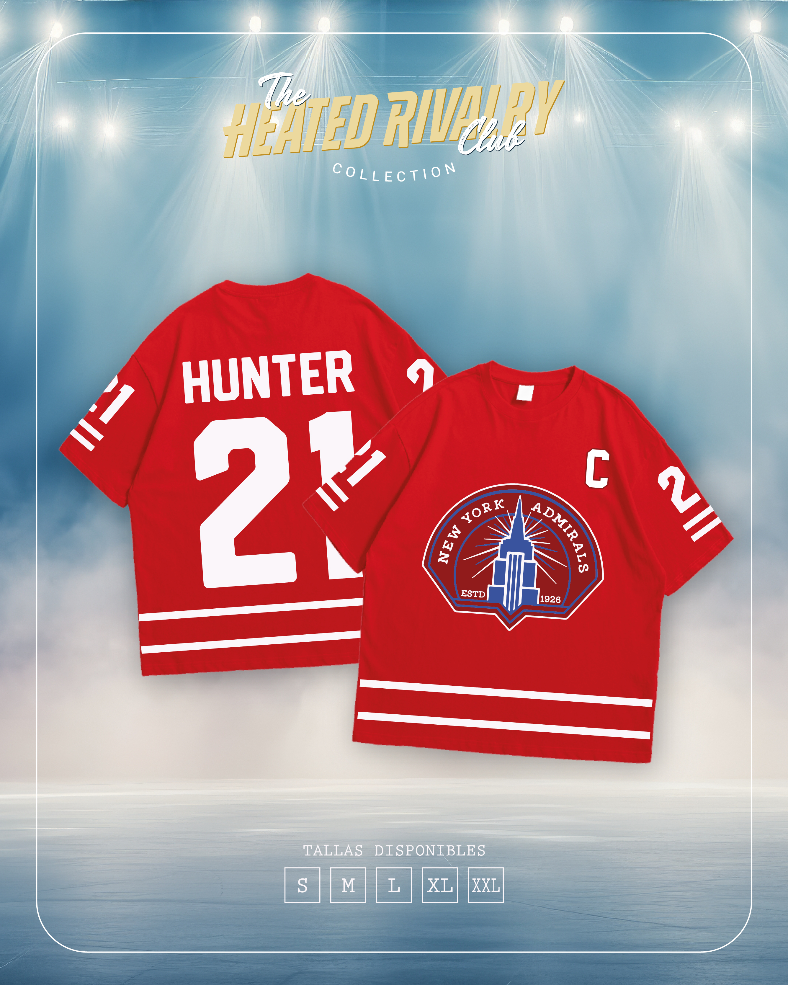 POLERA HUNTER HEATED RIVALRY