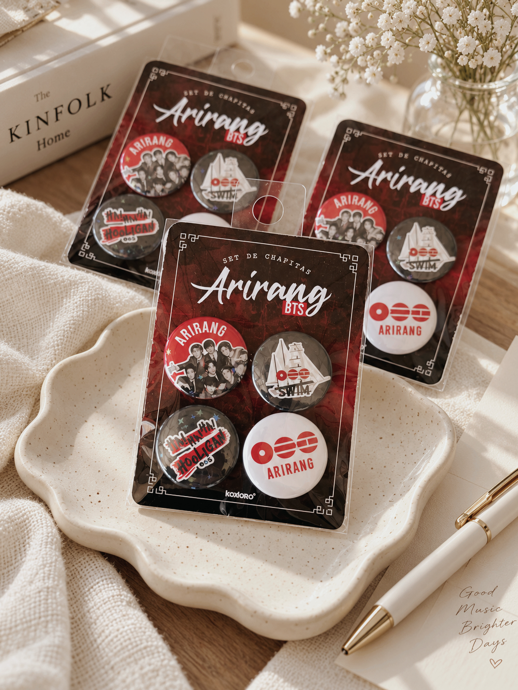 SET DE CHAPITAS ARIRANG