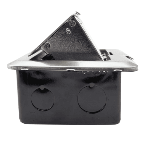 Caja De Piso Pop-Up 2 Enchufes 10/16A +Toma RJ45 Stanford 