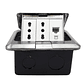 Caja De Piso Pop-Up 2 Enchufes 10/16A +Toma RJ45 Stanford  - Miniatura 3