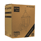 Farol Ext. Colonial Ovalado 6 Caras Negro E-27 60W Stanford - Miniatura 4