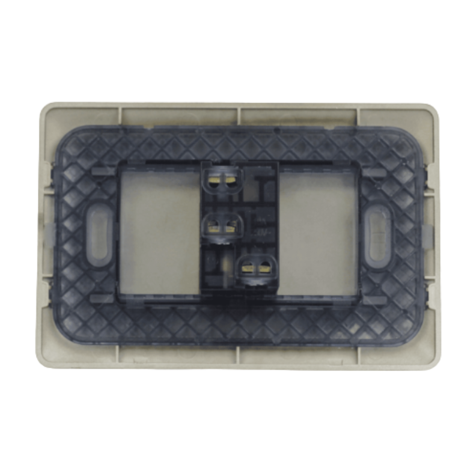 Tomacorriente simple 2p+t 10A 220V MTX CAFE STANFORD 3