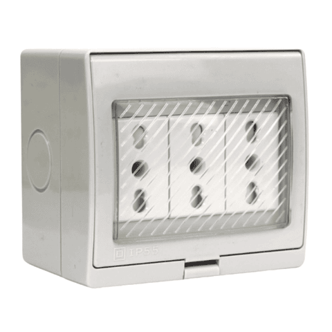 Hydrobox s/p Tomacorriente triple 10/16a Stanford