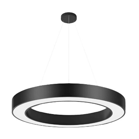Lámpara Led Colgante Redonda Moderna 60cm 42w LUZ 3000K 4000K 5700K