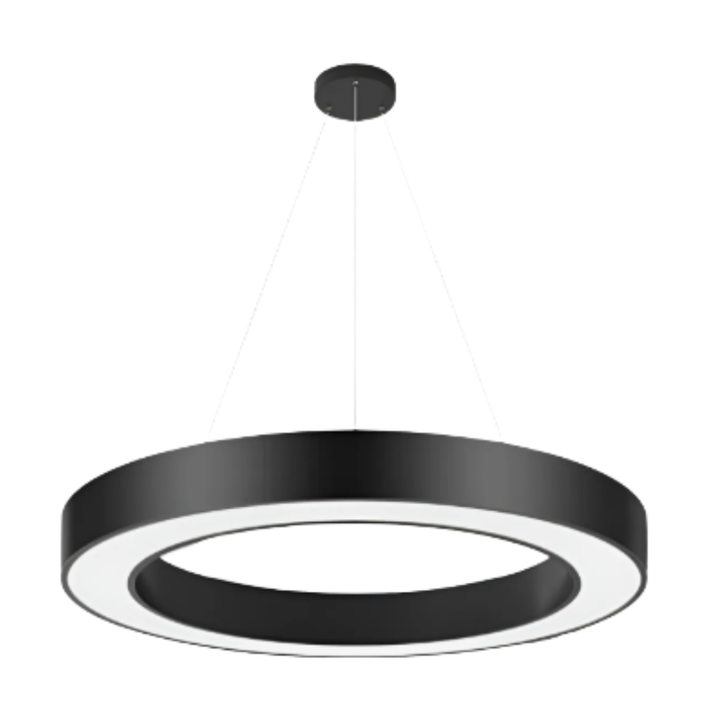 Lámpara Led Colgante Redonda Moderna 60cm 42w LUZ 3000K 4000K 5700K 1