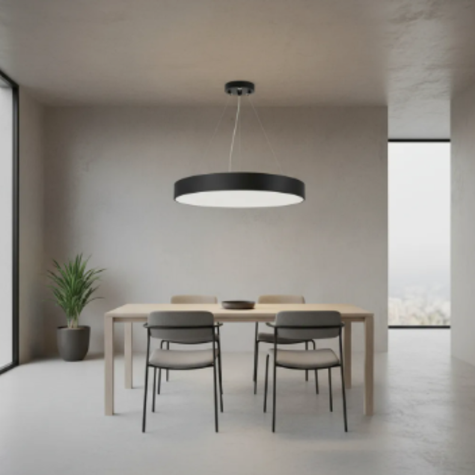 Lampara Led Colgante Redonda Moderna 60cm 50w LUZ 3000K 4000K 5700K  4