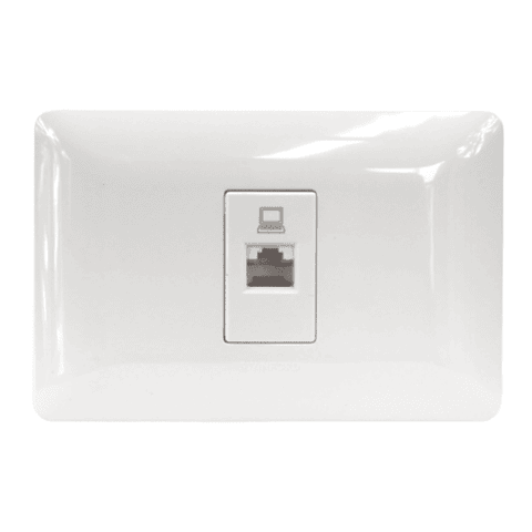 Toma rj45 cat5 ethernet mtx blanco 2943 STANFORD