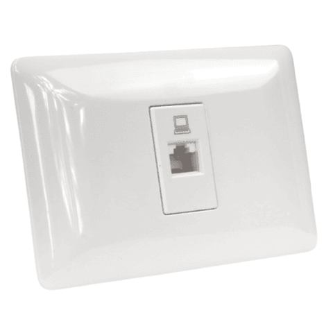 Toma rj45 cat5 ethernet mtx blanco 2943 STANFORD
