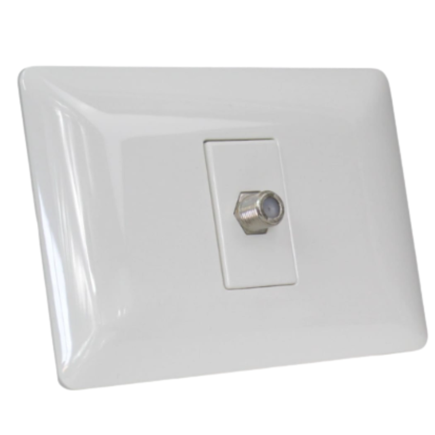 Toma Coaxial Rg6 Mtx Blanco 2944 Stanford 1