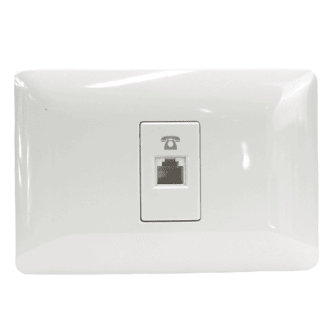 Toma Rj11 Telefono Mtx Blanco 2942 Stanford