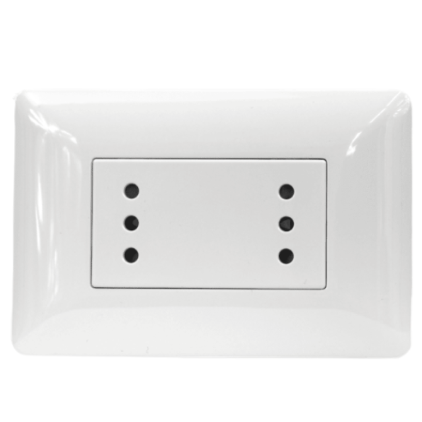 Tomacorriente Doble Compacto 10A 220V Blanco 2927 STANFORD 2