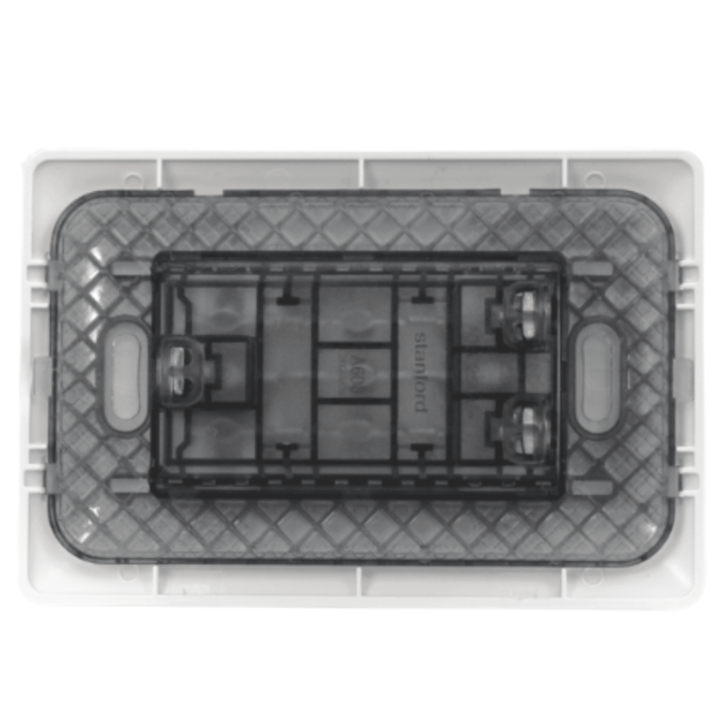 Tomacorriente Doble Compacto 10A 220V Blanco 2927 STANFORD 3