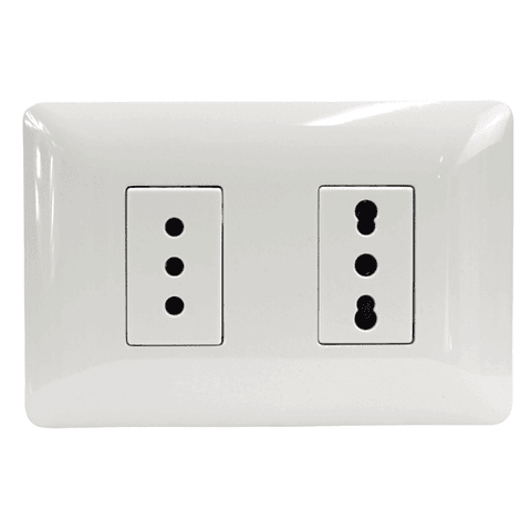 TOMACORRIENTE 10A + 10/16A 220V BLANCO 2922 STANFORD