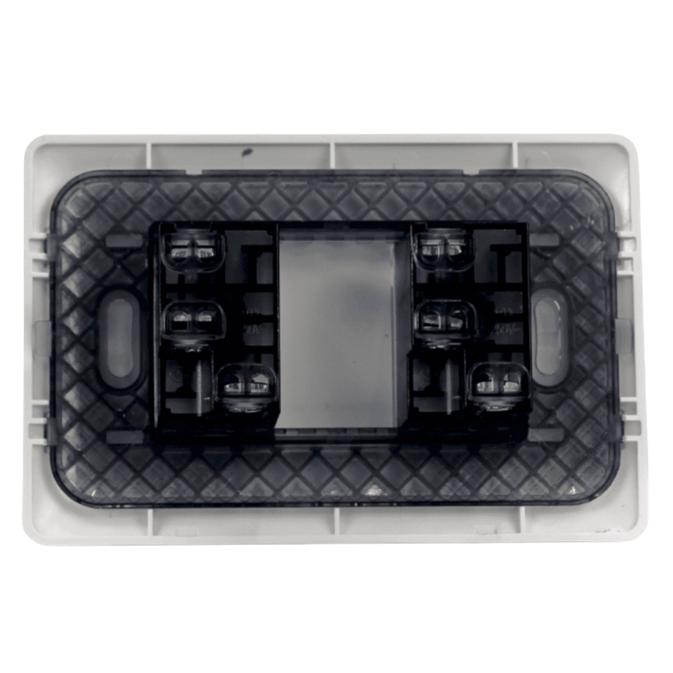 TOMACORRIENTE DOBLE 2P+T 10A 220V BL 2917 STANFORD 3