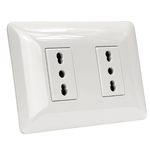 TOMACORRIENTE DOBLE 2P+T 10/16A 220V BL 2920 STANFORD