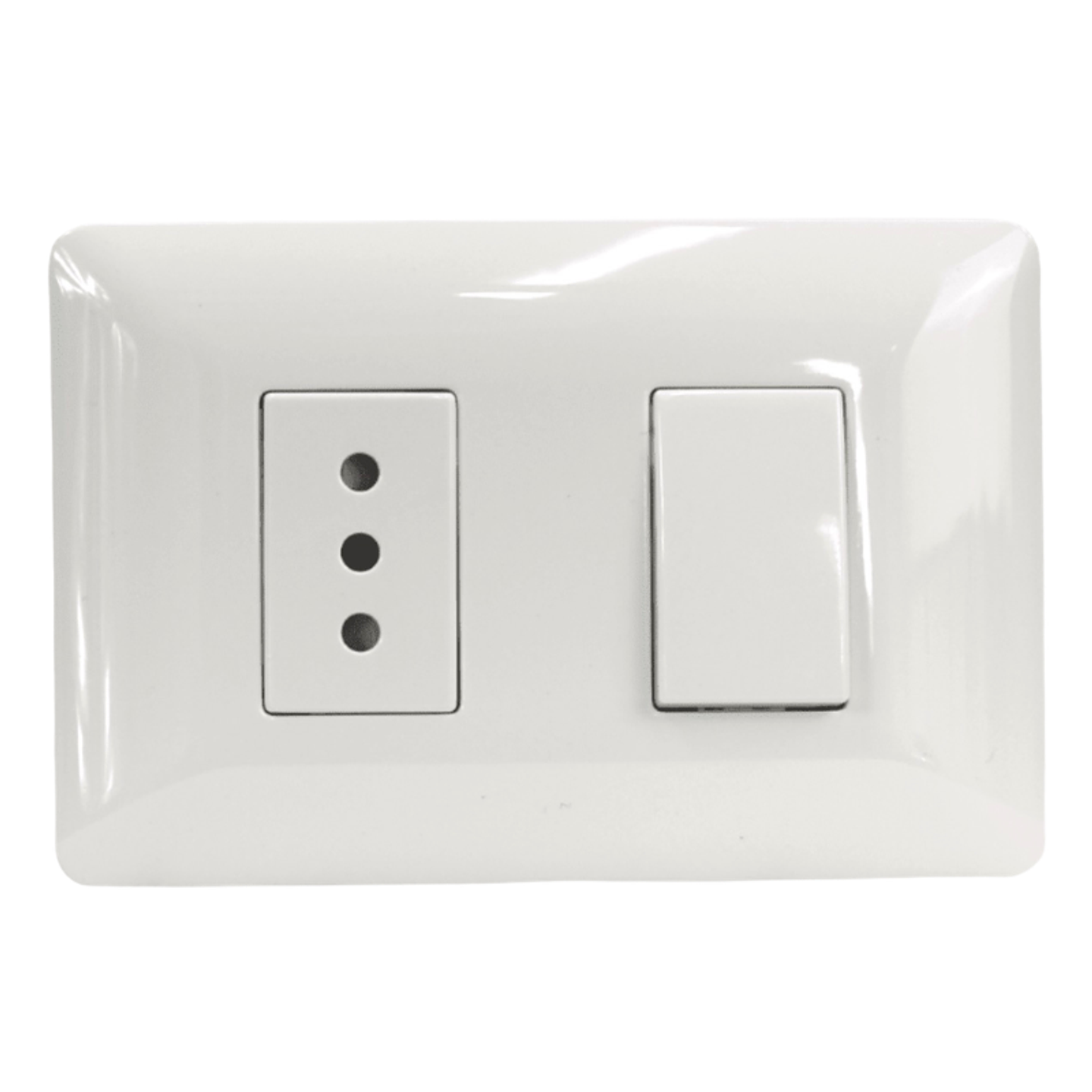 INTERRUPTOR 9/12 + TOMA 2P+T 10A 220V BL 2915 STANFORD 2