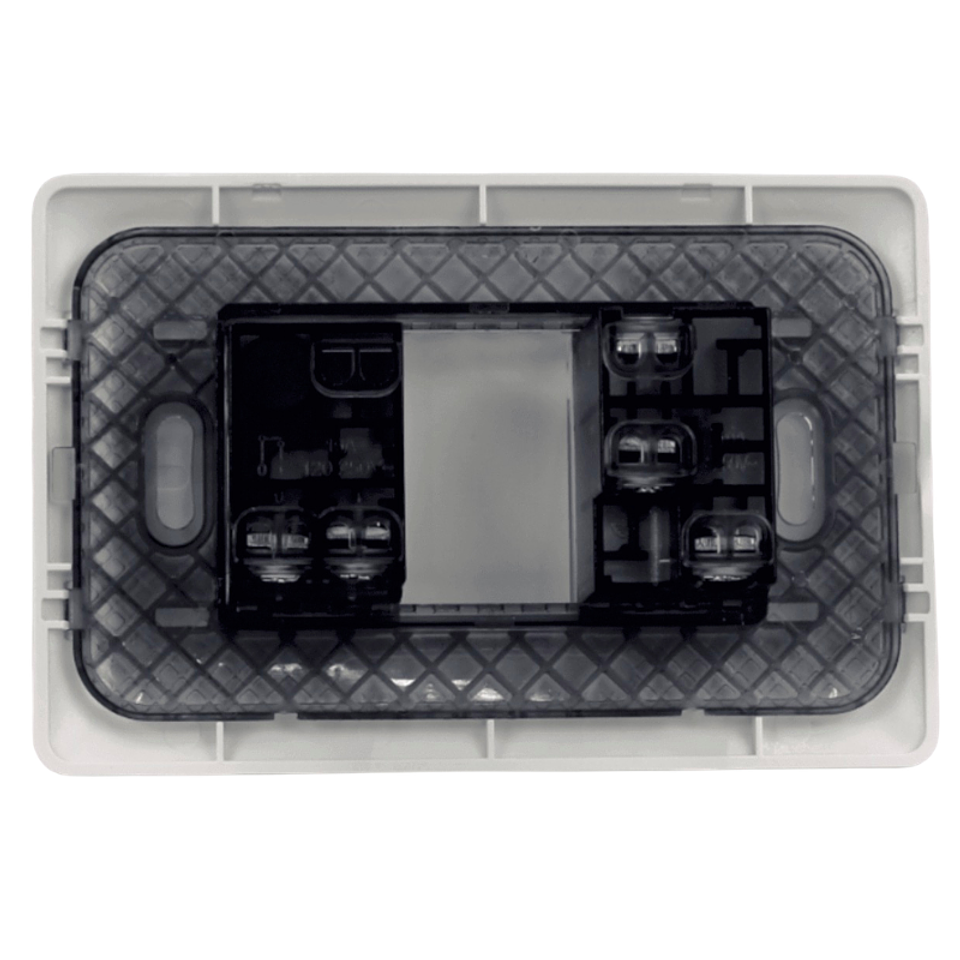 INTERRUPTOR 9/12 + TOMA 2P+T 10A 220V BL 2915 STANFORD 3