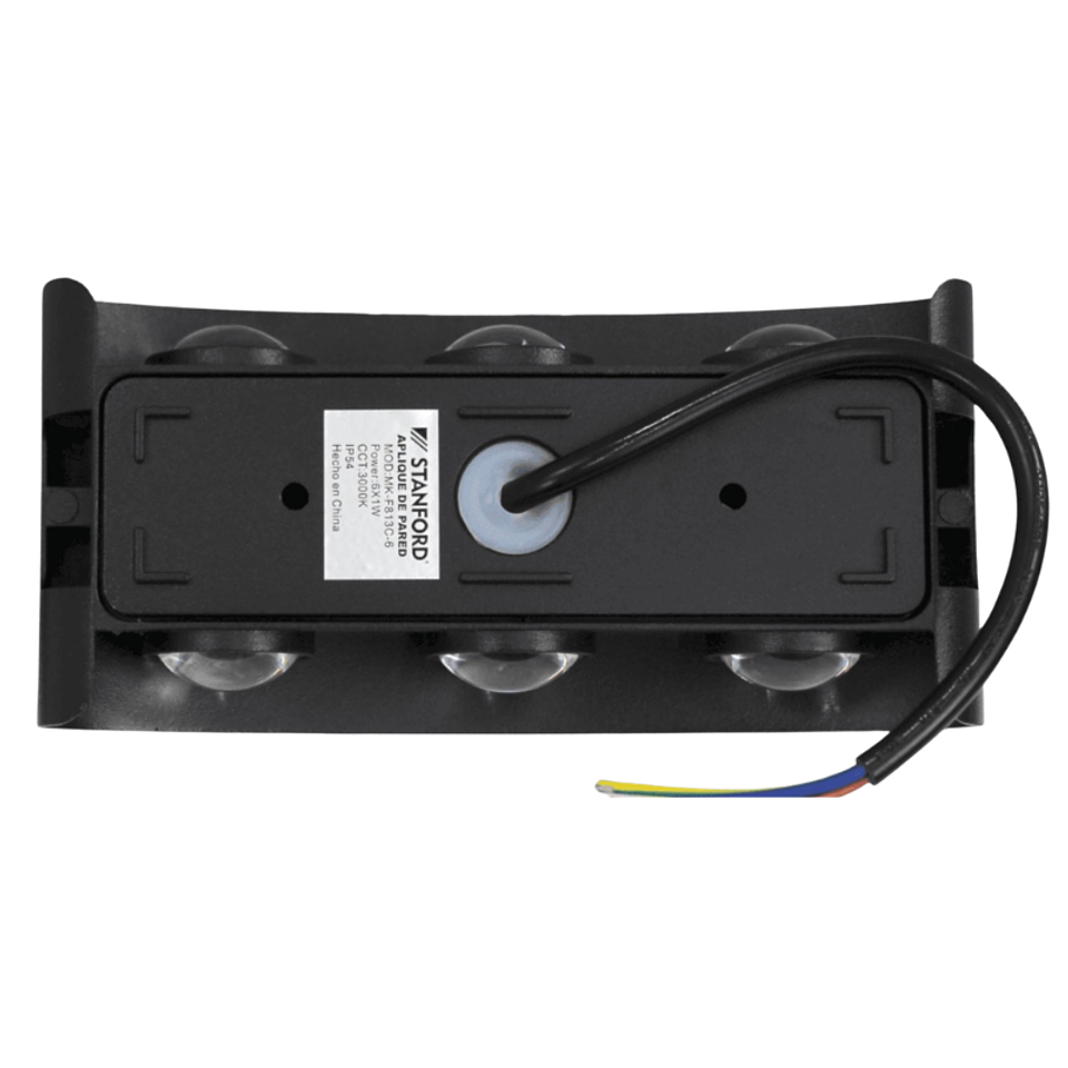 APLIQUE DE PARED 6X1W 3000K IP54 MK-F813C-6 STANFORD 4