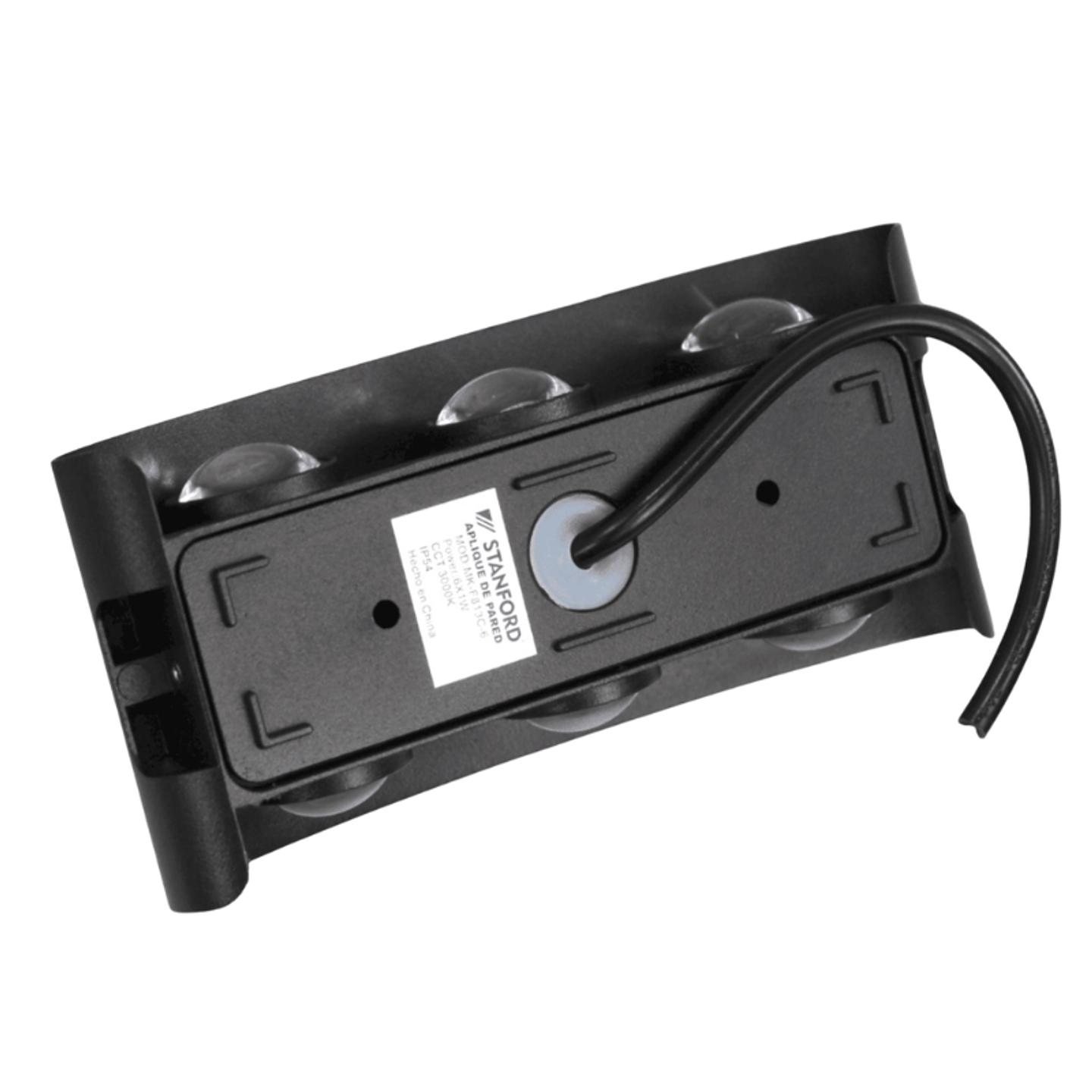 APLIQUE DE PARED 6X1W 3000K IP54 MK-F813C-6 STANFORD 3