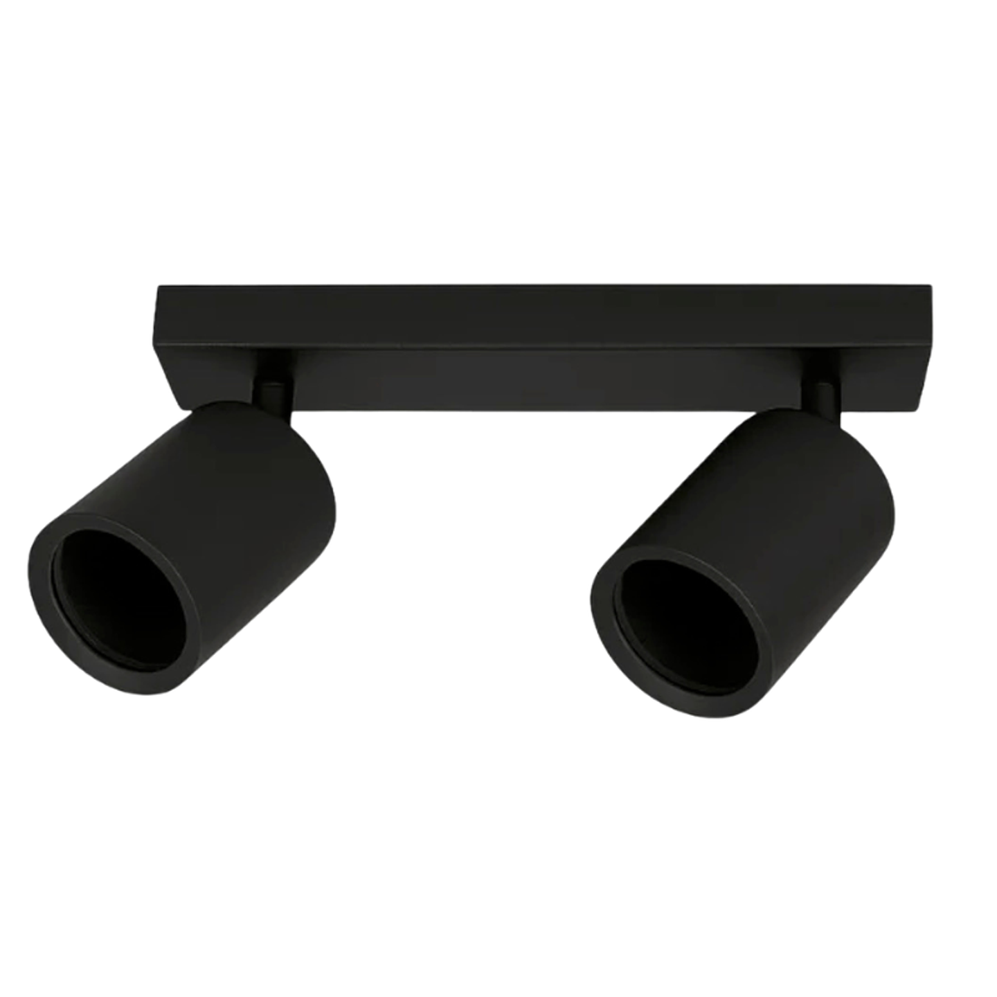 Aplique Negro Porta Ampolleta Dicroica Doble Dirigible 1