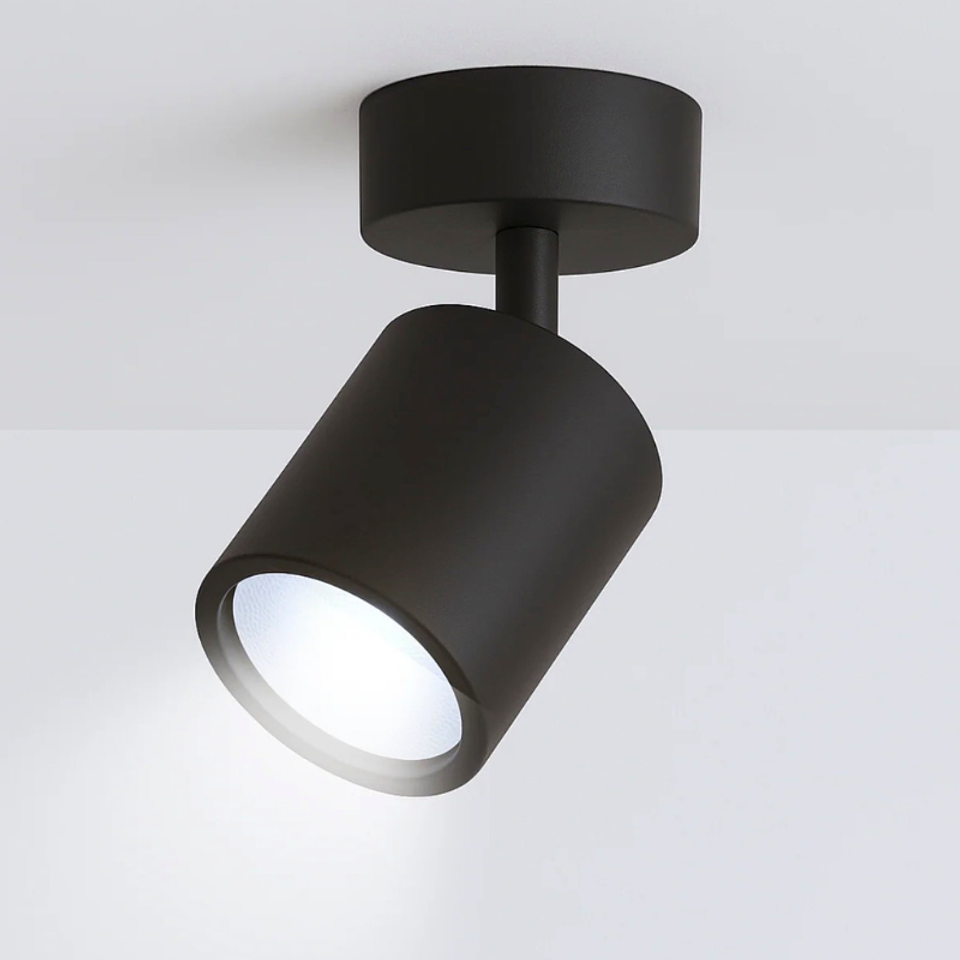 Aplique Negro Porta Ampolleta Dicroica Gu10 Dirigible 2