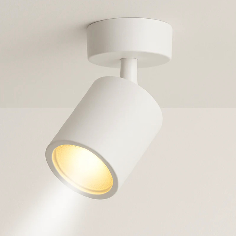 Aplique Blanco Porta Ampolleta Dicroica Gu10 Dirigible 3