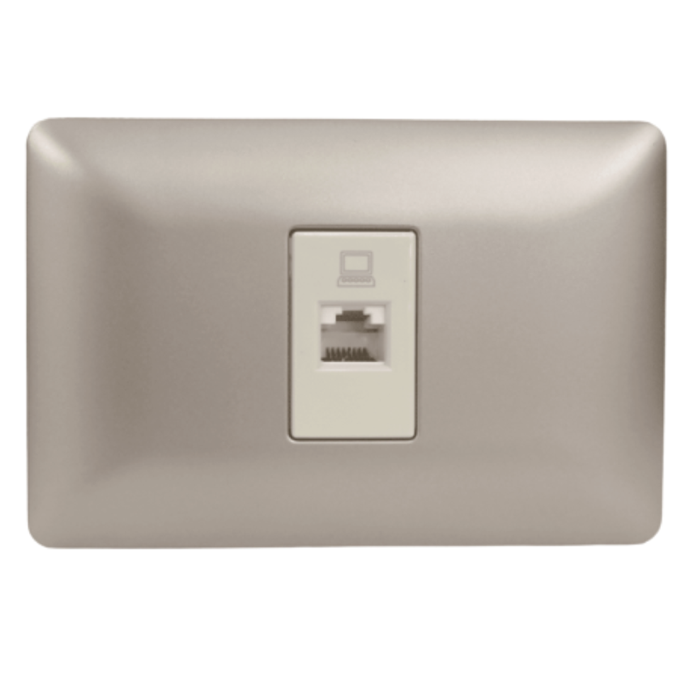  Toma rj45 cat5 ethernet mtx champagne 3943 STANFORD 2