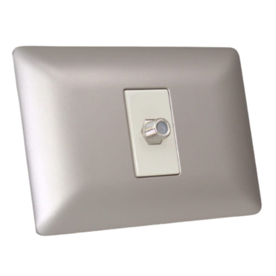 Toma coaxial rg6 mtx champagne 3944 STANFORD 1