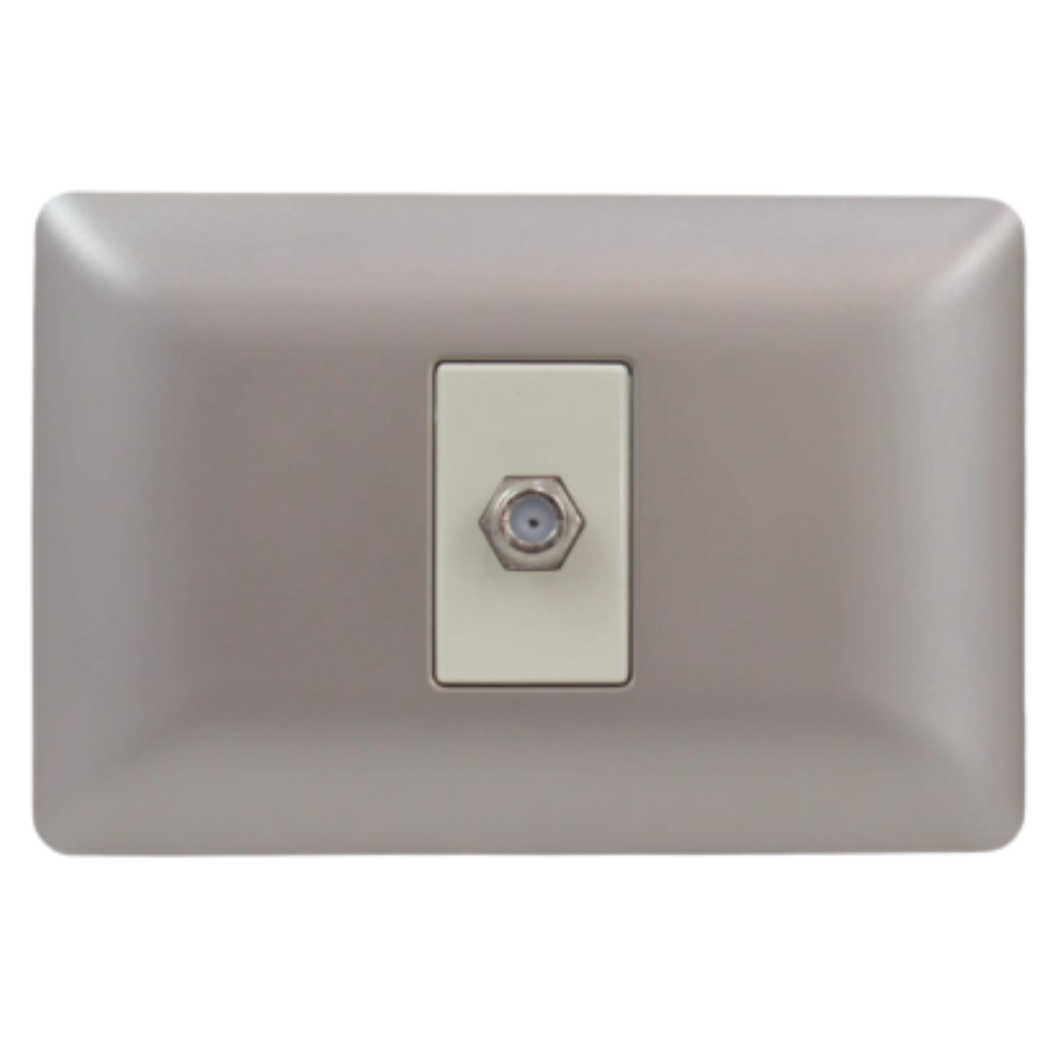 Toma coaxial rg6 mtx champagne 3944 STANFORD 2