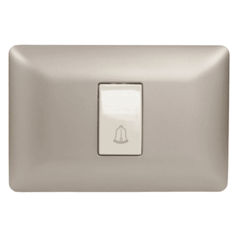 Pulsador timbre 220v mtx champagne 3941 STANFORD