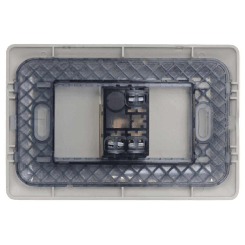 Interruptor simple 9/12 10A 220V MTX champagne STANFORD 3