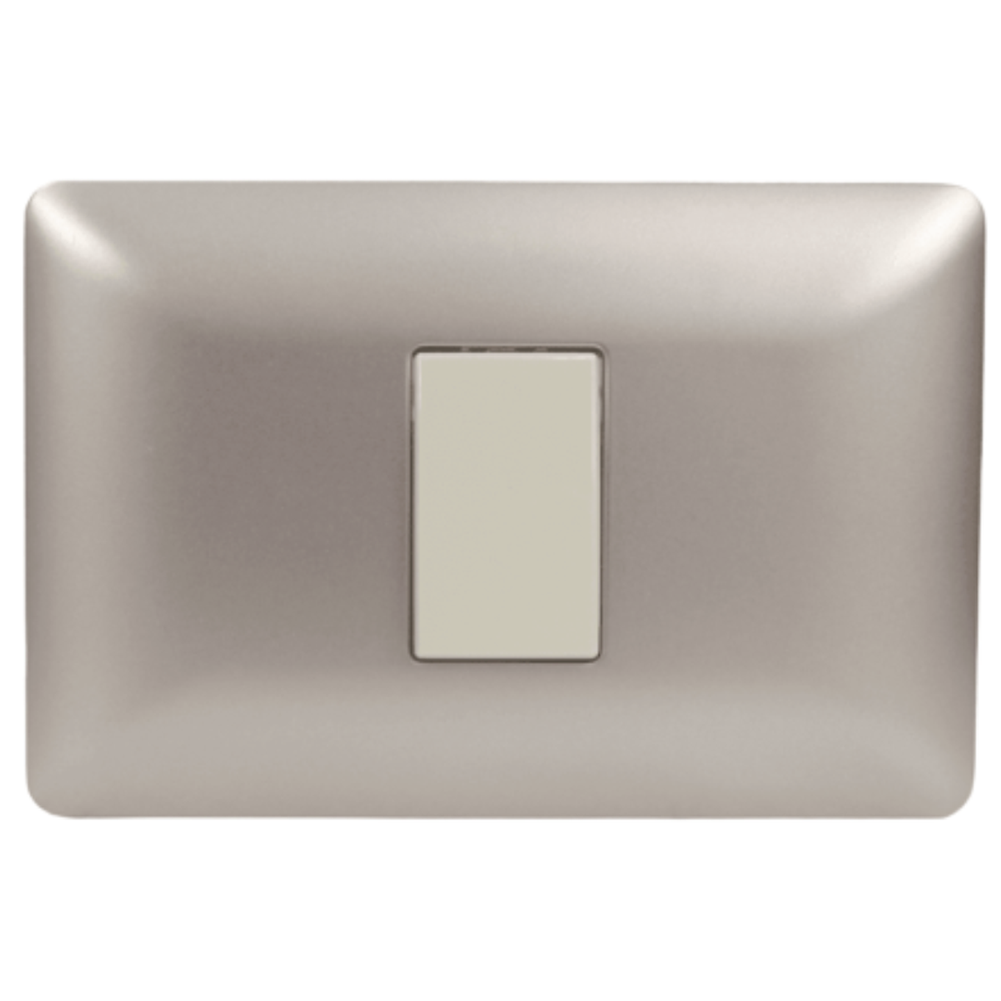 Interruptor simple 9/24 10A 220V MTX champagne STANFORD 2