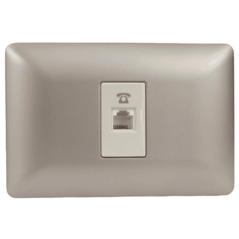 Toma rj11 teléfono mtx champagne 3942 STANFORD