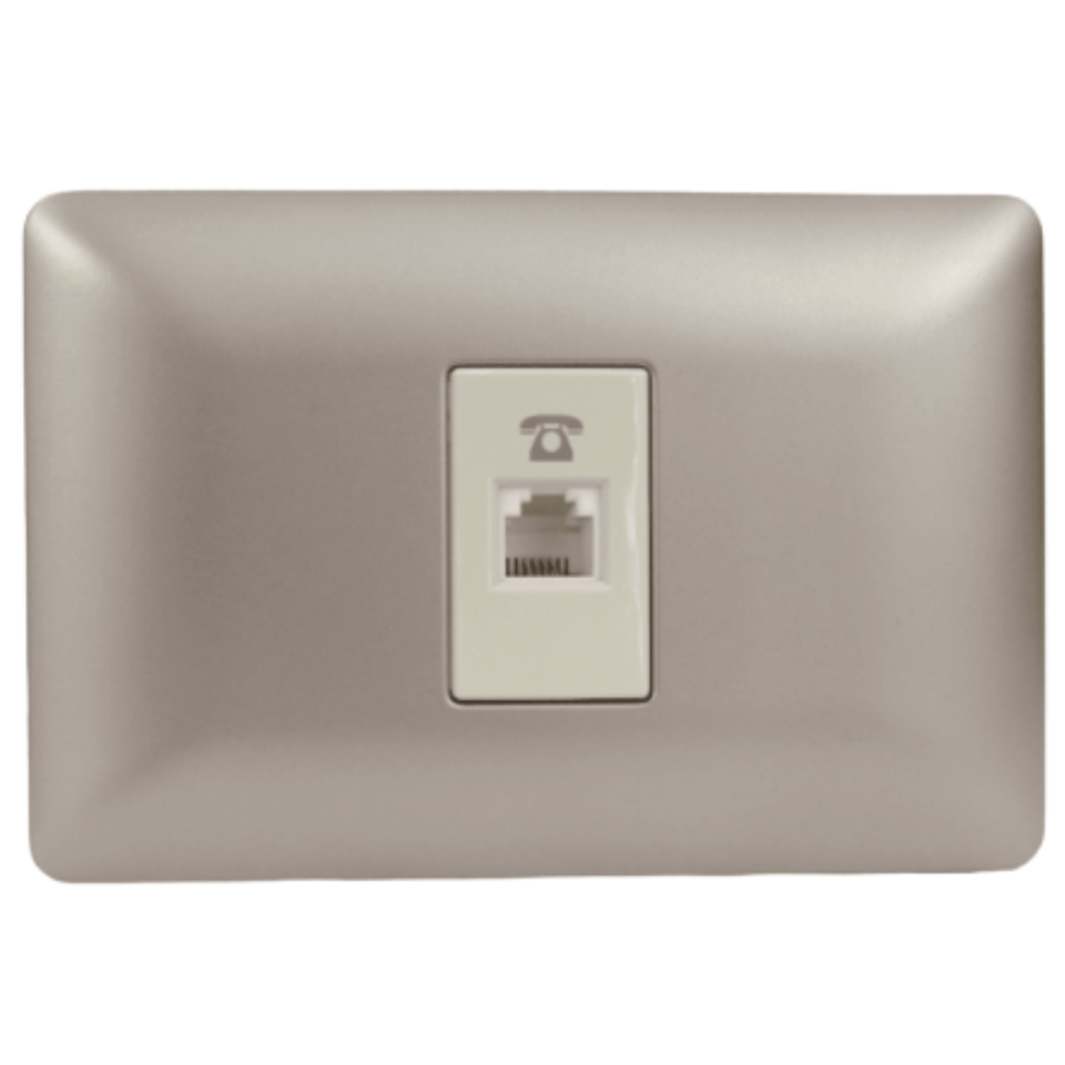 Toma rj11 teléfono mtx champagne 3942 STANFORD 2