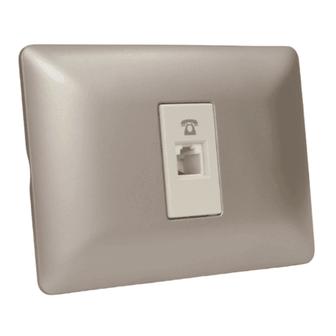 Toma rj11 teléfono mtx champagne 3942 STANFORD