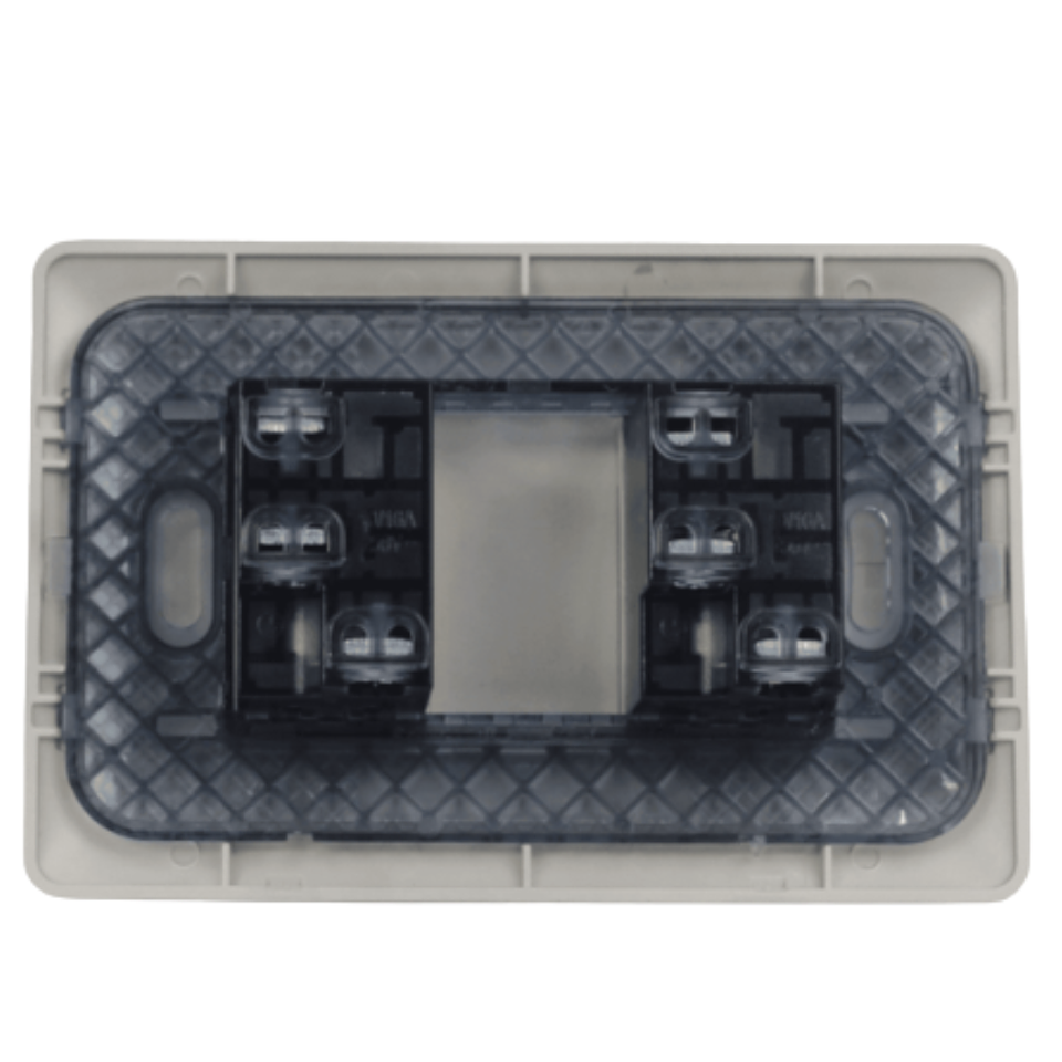 Tomacorriente 10a + 10/16a 220v champagne 3922 STANFORD 3