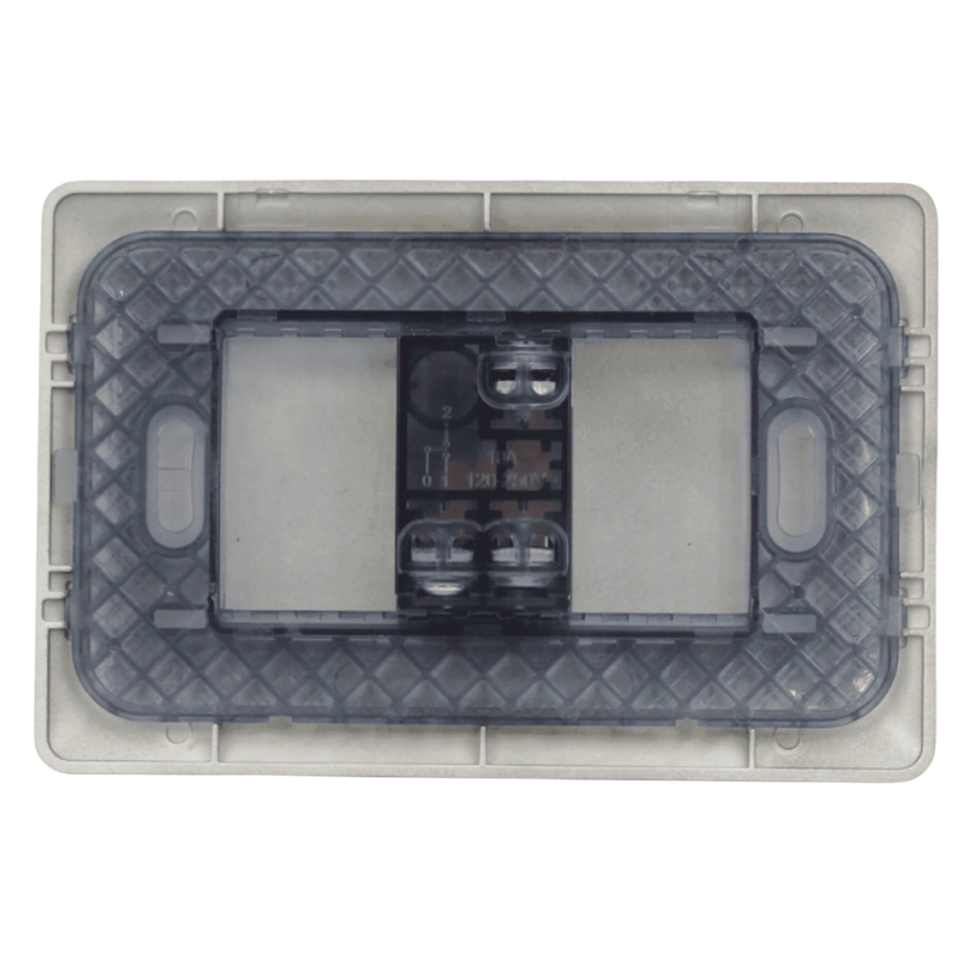 INTERRUPTOR SIMPLE 9/12 10A 220V MTX CAFE STANFORD 3